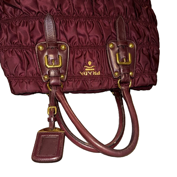 PRADA TESUTO  GAUFRE Tote Handbag - Picture 8 of 12